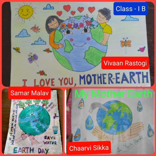 Drawing Competition-Earth Day (I to V) 2021